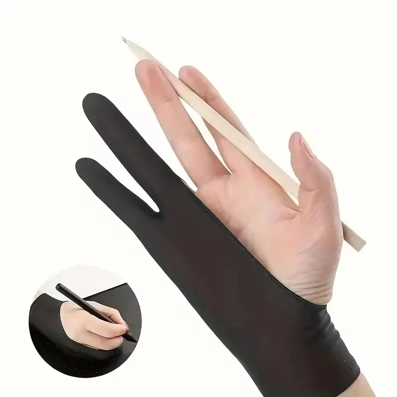 1/3 ชิ้นสไตลัสสีดำสีฟ้าสีเทาป้ - Drawing Glove Artist บทวิจารณ์และราคา
