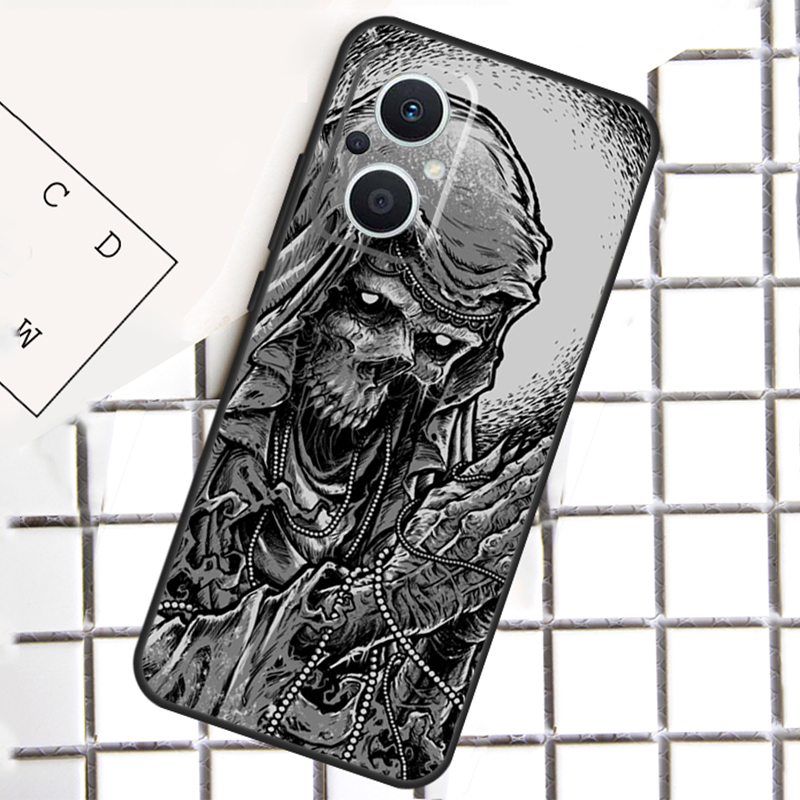 เคสลายหัวกะโหลกสไตล์โกธิค สำหร - Oppo Reno 12 บทวิจารณ์และราคา
